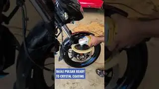 😎BAJAJ PULSAR , CRYSTAL COATING😎#COATING #BAJAJPULSAR #TYREWORLD #CRYSTALCOATING #BS62021 #TRENDING