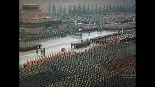 Крупнейший военный парад - Советский Союз 1945- Вторая мировая война #worldarmy #WorldwarII #XoViet