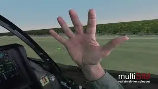 multiSIM Mixed Reality chromakey test with Varjo XR4 Focal