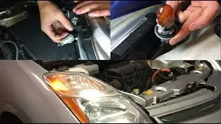 How To Replace Bulbs (Turn Signal, Corner Parking Marker Lights) Driver & Passenger Side Prius Gen 2