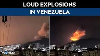Venezuela Attack | Loud Explosions In Venezuela After Trump Warns Of Ground Strikes