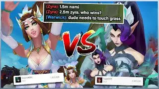 🌱🌹 this girliepop zyra&rsquo;s crazy with 2.5 million mastery vs my 1.5 million mastery nami ft. @kl4irs