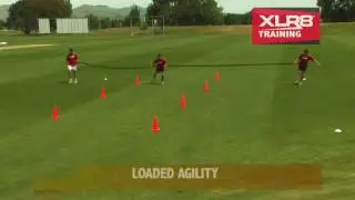 XLR8 Loaded Agility Drills with Overspeed Trainers