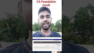 CA Foundation june 2023 result date ##ca #charteredaccountancy #cafoundationupdates