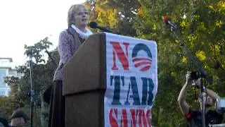 Maude Barlow at #Surround action in Washington against the Keystone XL pipeline
