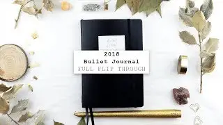 My 2018 Bullet Journal Flip Through | frai.OH