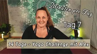 Tag 7 von 14 | 5 Minuten sanftes Yoga – bewegliche Wirbelsäule | 14-Tage-Yoga-Challenge