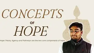 Concepts of hope/Key Components/Agency Thinking/Pathways Thinking nitish sir