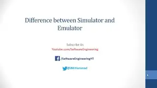 Emulators Vs Simulators? What's the Difference? | Difference Between Emulator and Simulator Hindi