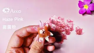 Akko Haze Pink - Silent Linj&auml;ra Brytare - Recension & Sound test
