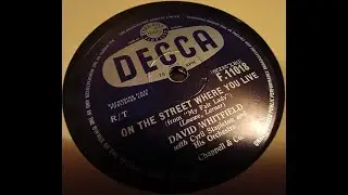 On The Street Where You Live - David Whitfield - 78rpm