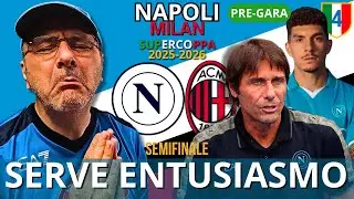 SC: NAPOLI - MILAN : CONTE - DI LORENZO : Conferenza pre gara #NapoliMilan #ita #eng #supercup2025