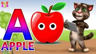 Phonics Song 2 with TWO Words in 3D - A For Apple🍎🍏- ABC Alphabet Songs with Sounds for Children's
