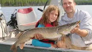 Pike Fishing Kids Canada part 1 Yukon Territory Snafu Lake Little Fox Lake 2016