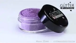 GlitterWarehouse Mauve .05mm Metallic Glitter - Close Up View