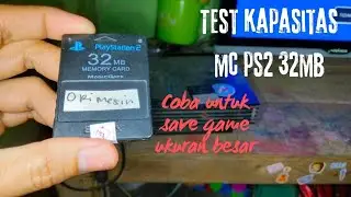 Test memory card ps2 32mb