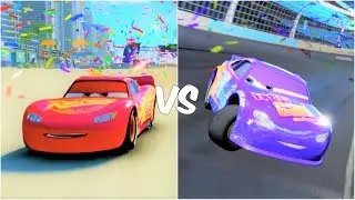 Cars 3: Driven to Win Lightning McQueen vs Bobby Swift