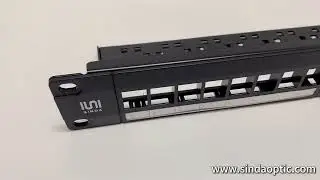 Cat 6   24Port  1U UTP Patch Pane1 Empty