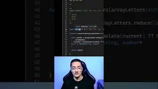 🤯 TypeScript: Contar frecuencias de letras con .reduce() y Spread Operator! 🚀