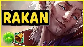 RAKAN VS POPPY SUPPORT GAMEPLAY CHALLENGER I