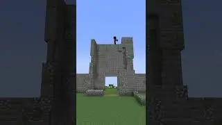 A Simple Small Minecraft Fort (PART 1) #minecraft #minecrafbuilds #minecraftbuilding