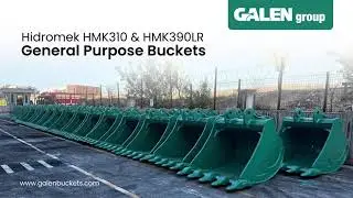 Hidromek HMK310 and HMK390LR General Purpose Buckets | Galen Group