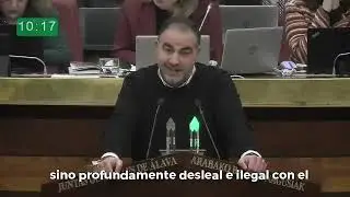 DIPUTADO DE VOX, ALAVA RETRATA AL PNV Y BILDU, DEFIENDE LA UNIDAD NACIONAL, 18/01/2026.