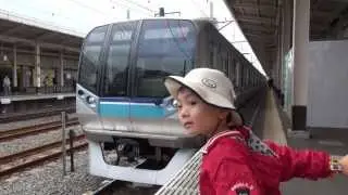 Tokyo metro Tozai line 05 series new has departed from Kasai station