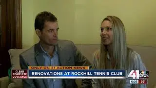 Only on 41: A look inside renovations to the old Rockhill Tennis Club