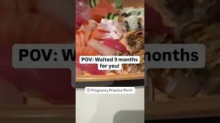 POV :Waited  9 months for you! #perthmums