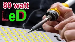 80 watt Powerfull LED Bulb.Before LED Lights VS After..BEST LED STRIP 2022