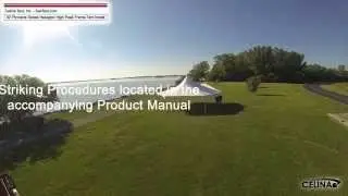 30' Pinnacle Series Hexagon High Peak Frame Tent Installation Procedure