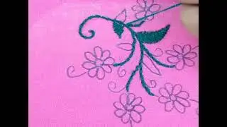 Beautiful flower embroidery handwork design,,,🪡🌸🌿