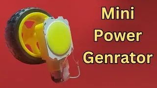 Mini Power Generator | DIY Electricity Generator at Home  #Craft klink