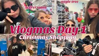 Cozy Christmas Shopping Vlog ❤︎ Target + Ross + more! | Vlogmas Day 1 🎄💚❤️