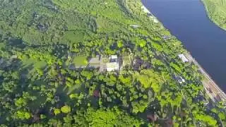 Der Baldeneysee, die Ruhrhalbinsel Heisingen und die Villa Hügel aus der Vogelperspektive