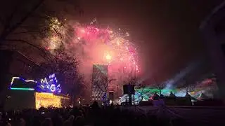 New Year Evening 2026 #Eindhoven #Netherlands #fireworks #dj #music 