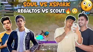 Xspark Vs Soul 4v4 Fight 😳 | Xspark wipeout Team Soul 🔥