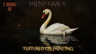 Samsung Frame TV Art | Silent Grace &ndash; Oil Painting Swan | 4K UHD | 2 Hours (Single Artwork)
