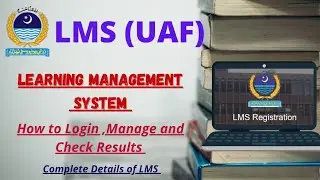 Learning Management System UAF || How to Use and check results on LMS UAF