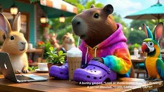 Capy in Crocs Song 🐾🎶 | Funny Capybara Dance for Kids |