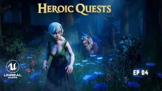 The Elf Princess's Secret Power (and a Grumpy Bear) | Heroic Quests E4 | D&D Animation (UE5)