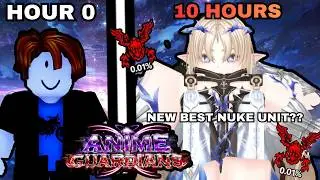 Spending 10+ HOURS and Obtaining The *NEW META* Fleurdelys In Anime Guardians !!!!
