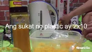 How to make soft ice candy,easy ways(soft mango flavor)na swak pang negosyo!!!