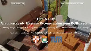LiteReality: Готовая к использованию 3D-реконструкция сцен на основе сканов RGB-D