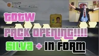 CRAZY SILVA + IN FORM IN PACK! LIVE TOTW PACK OPENING FIFA 14!
