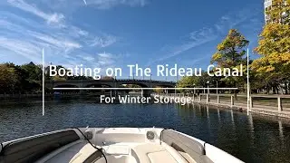 Boating on the Rideau Canal