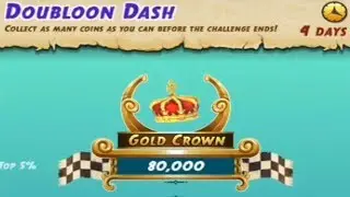 Temple Run 2 Pirate Cove DOUBLOON DASH First Global Challenge