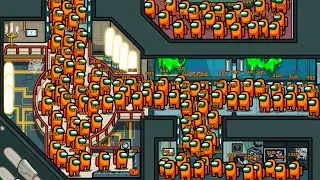 AMONG US with 10000 PLAYERS, but ORANGE SUS