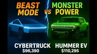 Cybertruck BEAST MODE vs Hummer EV &mdash; Power, Weight & Reality SHOCK!